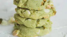 The Best White Chocolate Pistachio Pudding Cookies