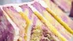 The delicate floral notes of this lemon lavender cake are ...
