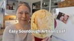 The EASIEST Sourdough Country Loaf!