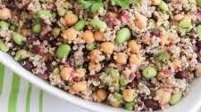 Three Bean Quinoa Salad