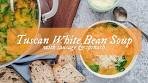 Tuscan White Bean Soup with Sausage and Spinach Recipe