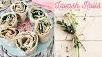 VEG LAVASH ROLLS | MEDITERRANEAN LAVASH ROLLS ...