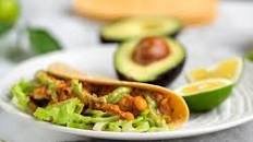 Vegan Chickpea Tacos & Avocado Cream