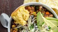 Vegan Chili with Pinto Beans and Corn