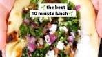 Vegan Recipes | 🌱👩🏻🍳💕10 MINUTE GREEK INSPIRED ...