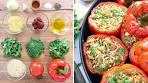 VEGAN STUFFED PEPPERS WITH RICE
