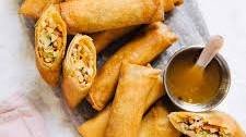 Vegetable and Pork Spring Rolls