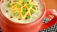 Veggie Loaded Baked Potato Soup... in the Crock-pot!