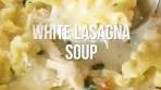 White Chicken Lasagna Soup | ✅ WHITE LASAGNA SOUP ...