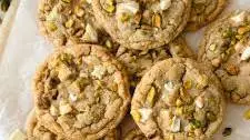 White Chocolate Pistachio Cookies