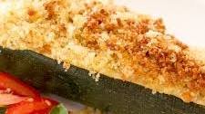 Zucchini Boats with Parmesan Crumble