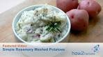 10-Minute Rosemary Mashed Potatoes