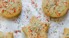 Almond Flour Shortbread Christmas Cookies