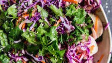 Asian Slaw With Sriracha Dressing