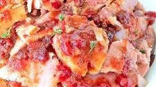 Baked Ham with Cranberry Glaze