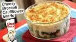 Best Cheesy Broccoli Cauliflower Gratin with Booms