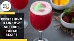 Best Homemade Rainbow Sherbet Punch Recipe