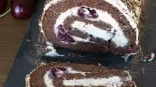 Black Forest Roll Cake