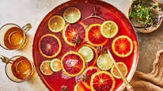 Blood Orange Holiday Punch