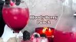 Bloody Berry Punch Recipe 🩸🍹🍇 This bold and dark punch ...