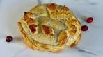 Brie and Cranberry Chutney Wrapped in Quick Puff Pastry