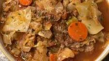 Cabbage Soup with Ground Beef