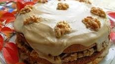 Canadian Maple Walnut Layer Cake With Fudge Frosting