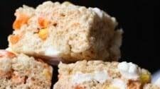 Candy Corn Rice Krispie Treats