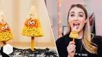 Candy Corn Rice Krispie Treats - In The Kitchen With Kate