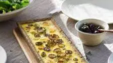 Caramelised Leek & Goat Cheese Tart