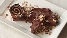 Chocolate-Almond Bûche de Noël