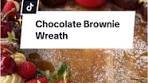 Chocolate Brownie Wreath: Delightful Holiday Dessert Recipe