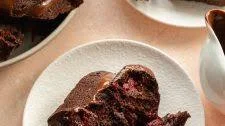 Chocolate Cranberry Cake (Vegan Bundt Cake)