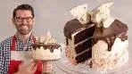 Chocolate Peppermint Cake | Christmas Cake