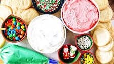 Christmas Cookie Decorating Board