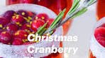 Christmas Cranberry Champagne Cocktail
