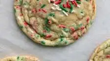christmas sprinkle cookies