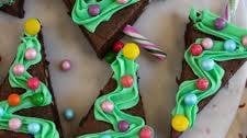 Christmas Tree Brownies!