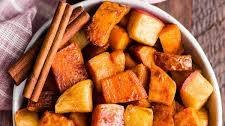 Cinnamon Roasted Sweet Potatoes and Apples