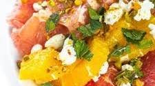 Citrus Salad with Goat Cheese and Pistachios