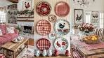 Country Farmcore Charm | Red Checks, Roosters & Rustic ...