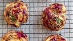 Cranberry and Brie Puff Pastry Appetizers