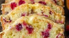 Cranberry Bread with Orange Glaze
