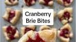 Cranberry Brie Bites Recipe Using Puff Pastry
