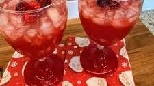 Cranberry Lime Vodka Spritzer