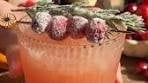 Cranberry Orange Bourbon Fizz #ad21+