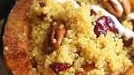 Cranberry Pecan Quinoa Stuffed Acorn Squash