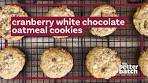 Cranberry White Chocolate Oatmeal Cookies | My Better Batch