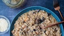 Creamy Chicken Risotto with Mushrooms