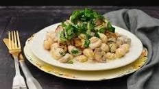Creamy Garlic Mushroom & Herb Gnocchi